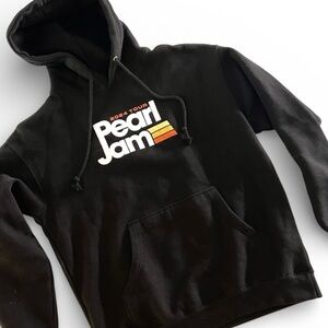 Pearl Jam Hoodie Size M Black 2024 Dark Matter Tour Merchandise Sweatshirt
